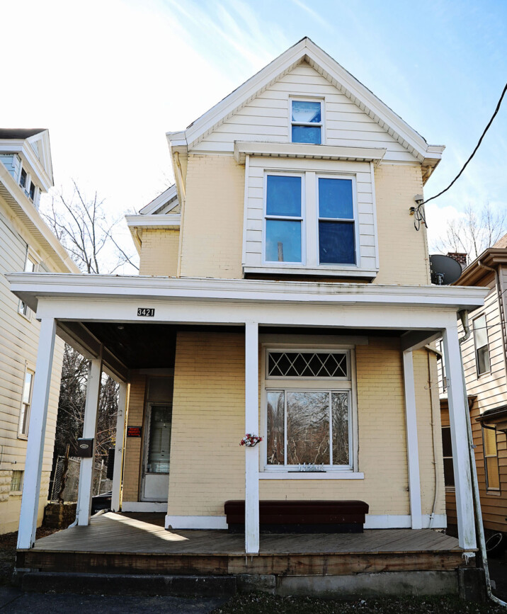 Outside view of W8 Mens house